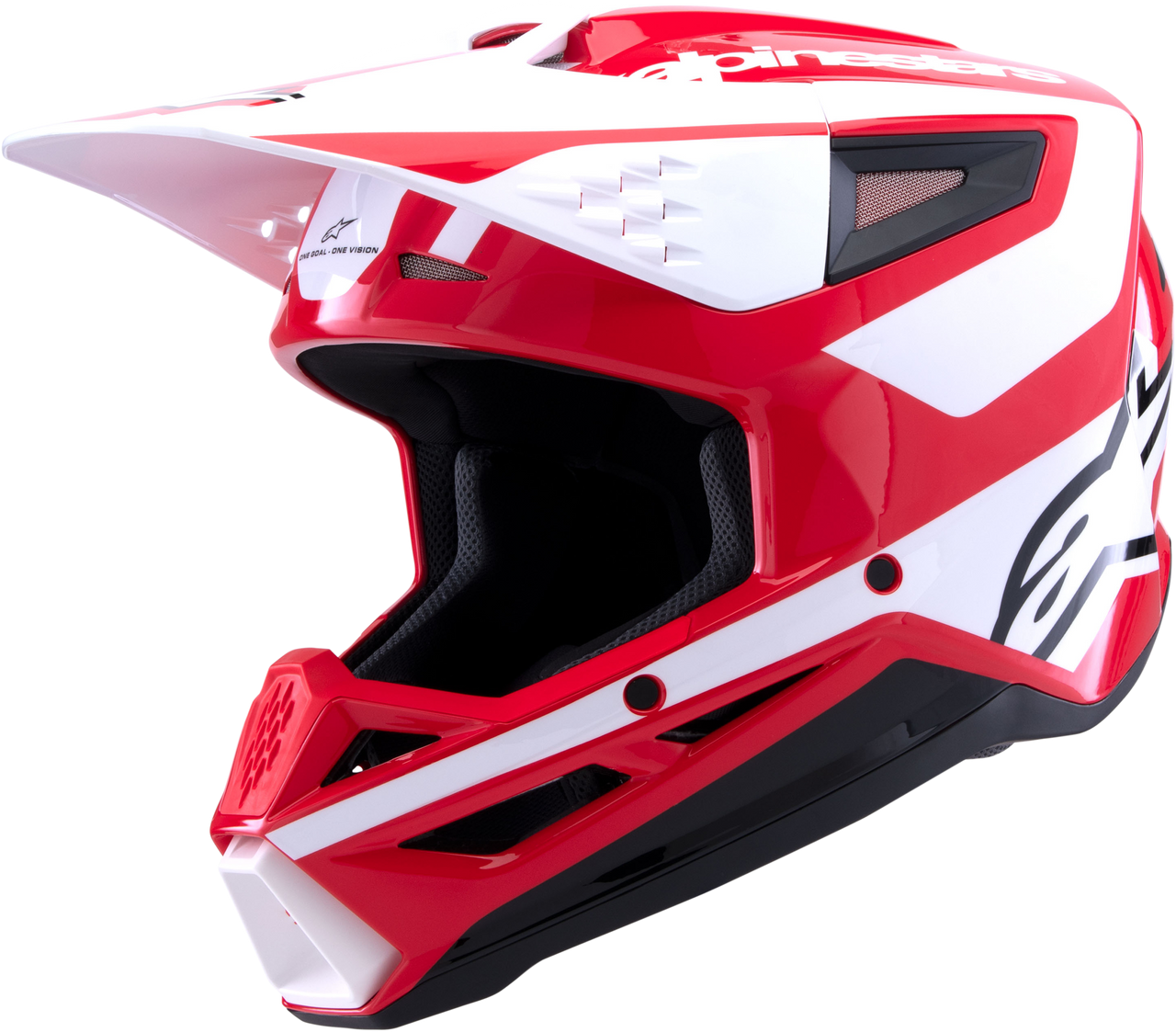 Sm3 Heat Helmet Red/White/Black Glossy Xl