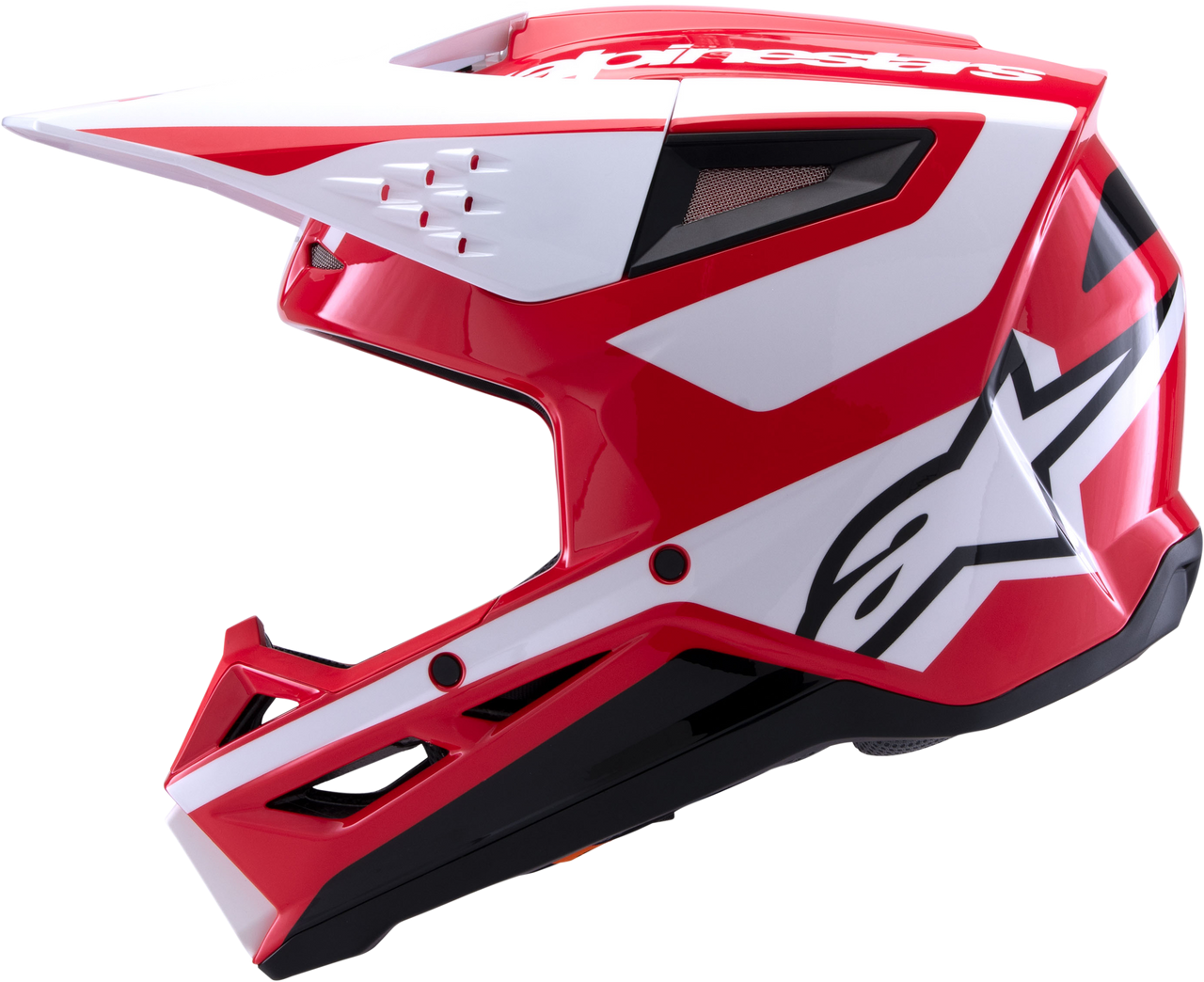 Sm3 Heat Helmet Red/White/Black Glossy Xl