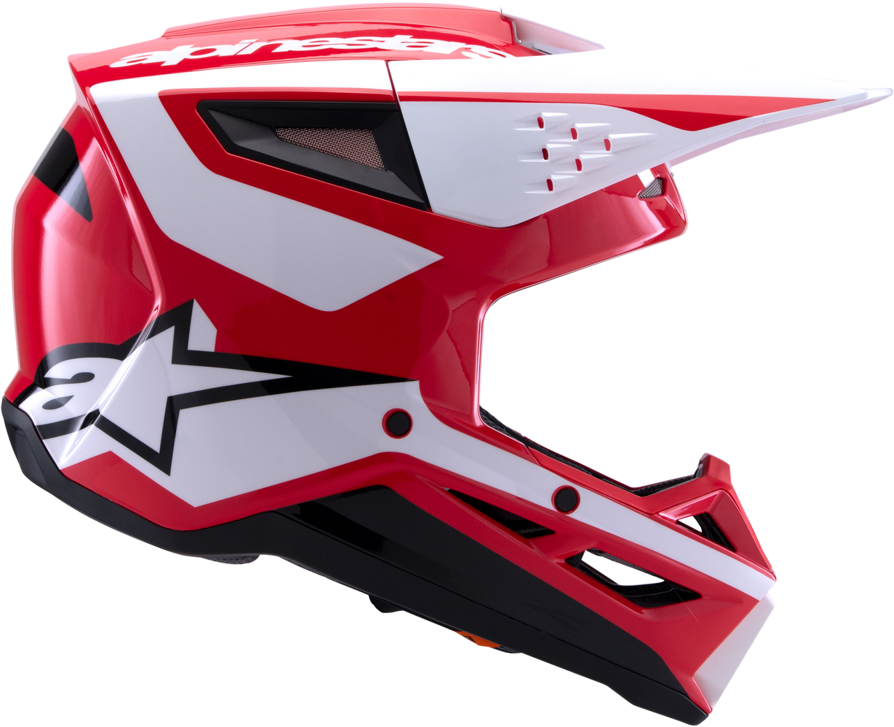 Sm3 Heat Helmet Red/White/Black Glossy Sm