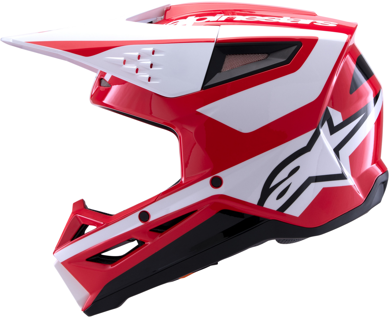 Sm3 Heat Helmet Red/White/Black Glossy Sm