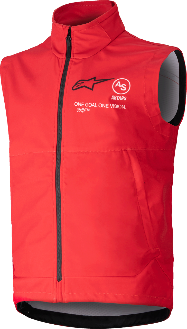 Youth Techstar Softshell Vest Bright Red Sm