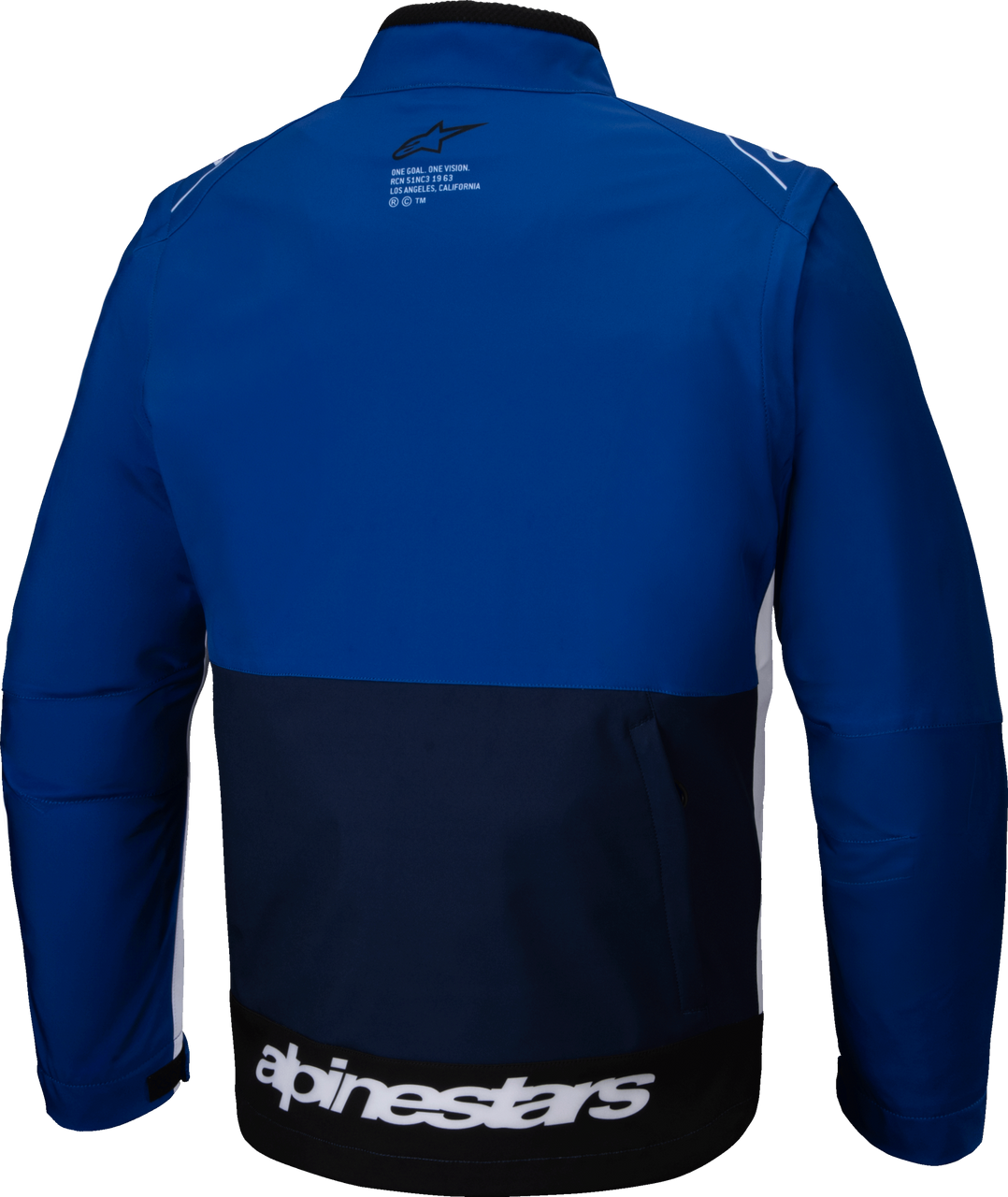 Lite Dura Softshell Jacket Navy/Bright Blue/White Lg