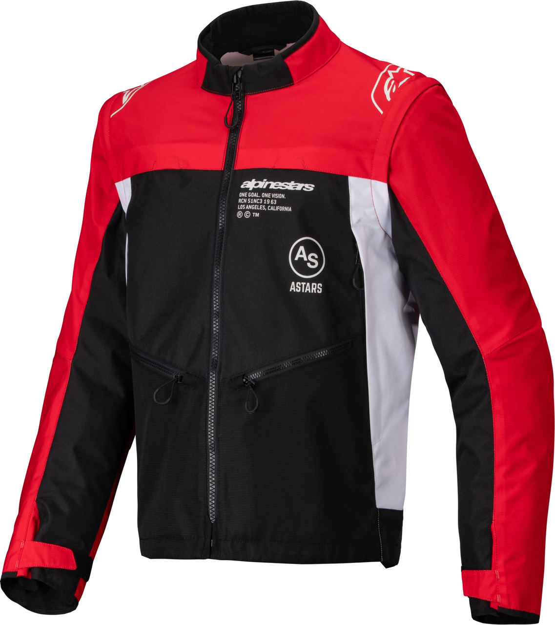 Pro Dura Jacket Black/Bright Red/White Xl