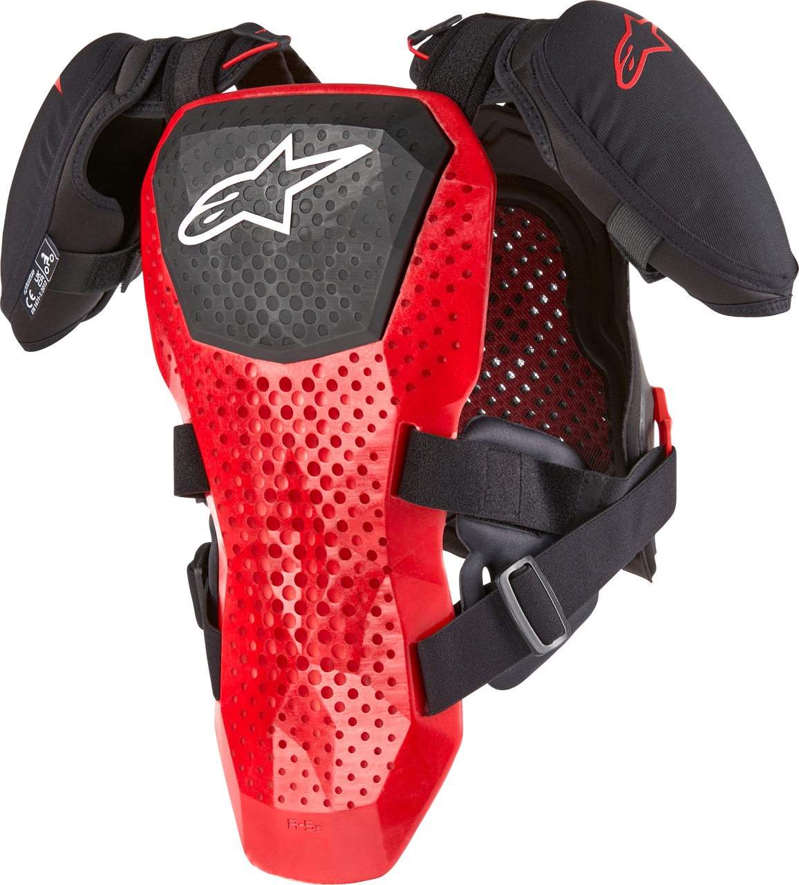 A 5 S Youth Chest Protector Black/White/Red Lg/Xl