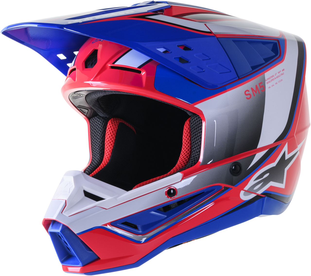 S M5 Sail Helmet Wht/Diva Pnk/Enamel Blu G Sm