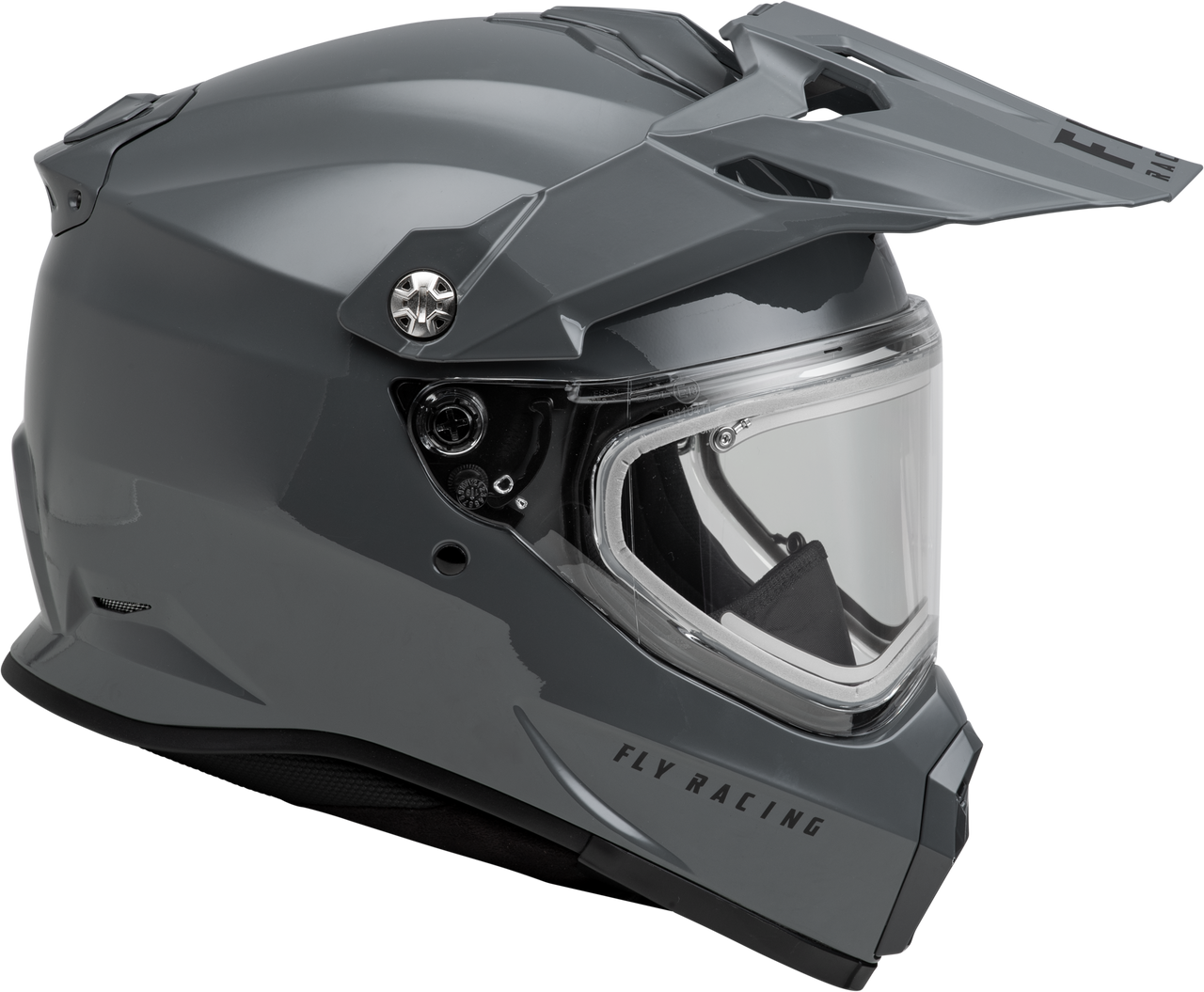 Trekker Cw Solid Helmet Elec Shld Grey 2x