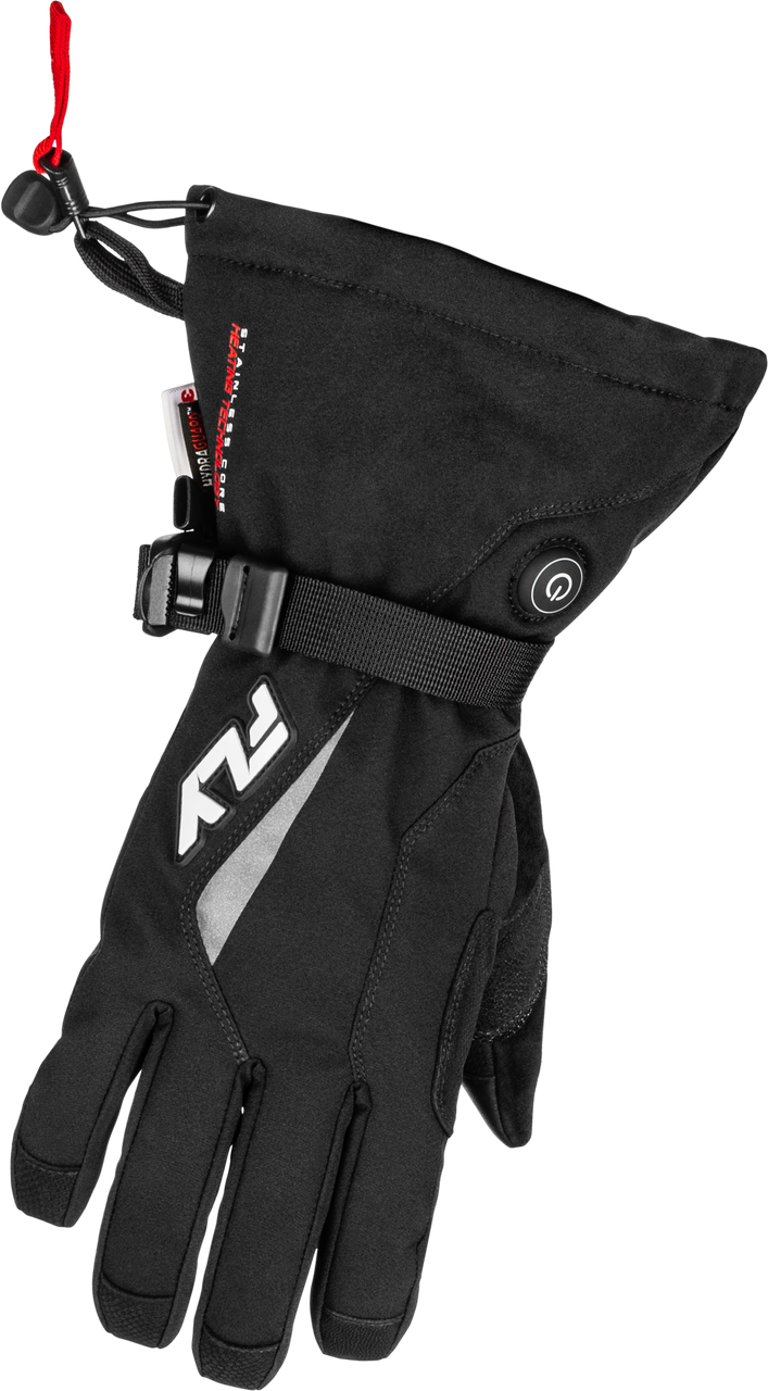 Title Heated Gauntlet Gloves Black Yl