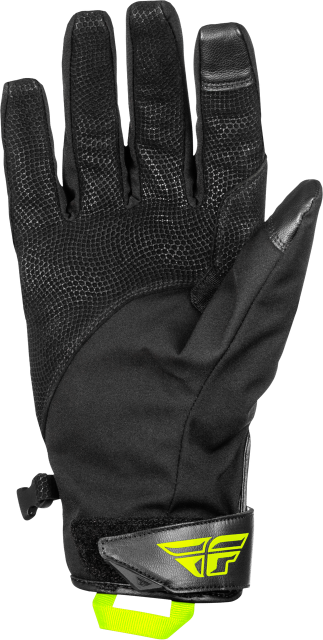 Title Long Gloves Red/Black/Hi Vis Lg