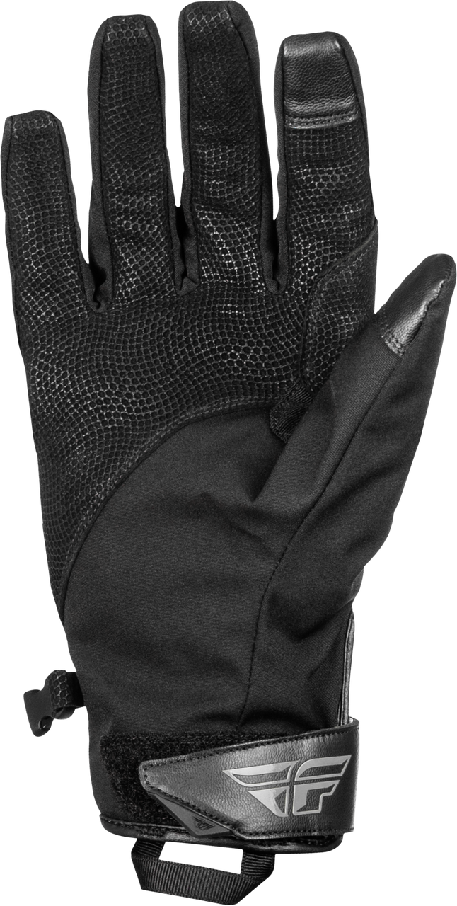 Title Long Gloves Grey/Black Xl