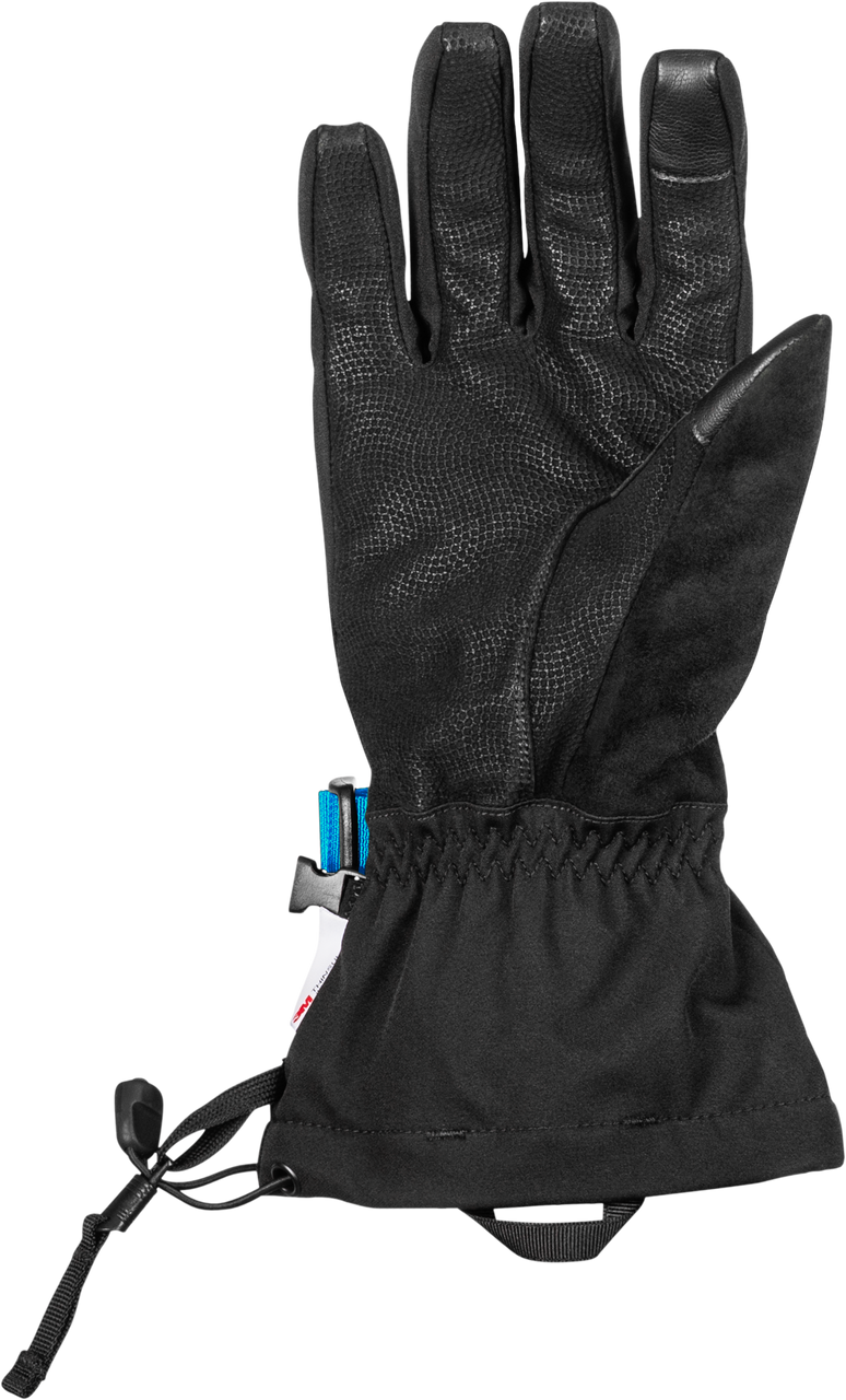 Title Gauntlet Gloves Light Grey/Black/Blue Xl