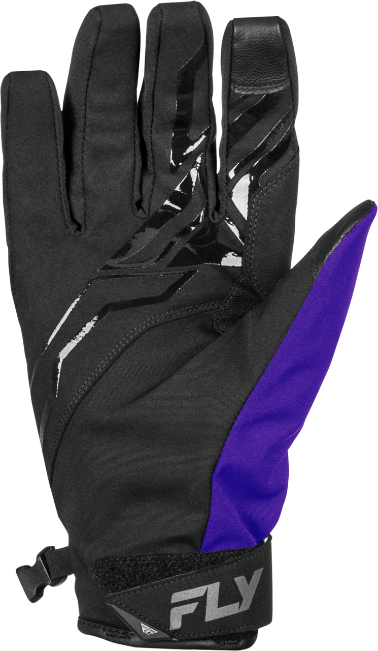 Title Gloves Black/Purple/Grey 2x