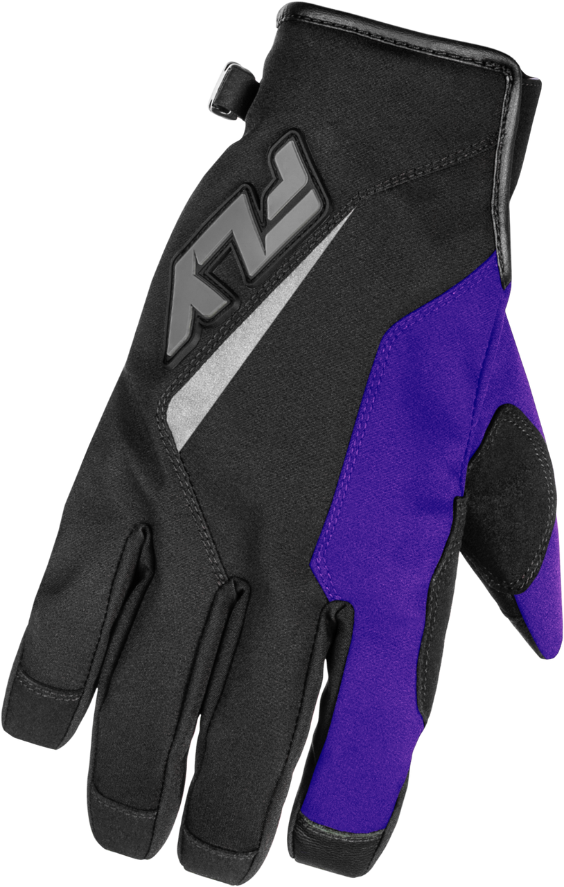 Title Gloves Black/Purple/Grey 3x