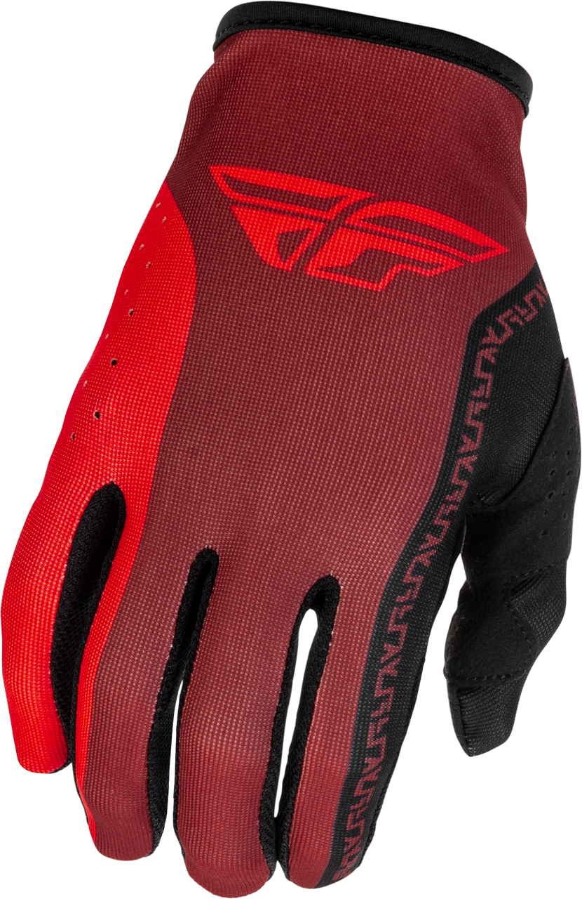 Youth Lite Gloves Black/Red Yl