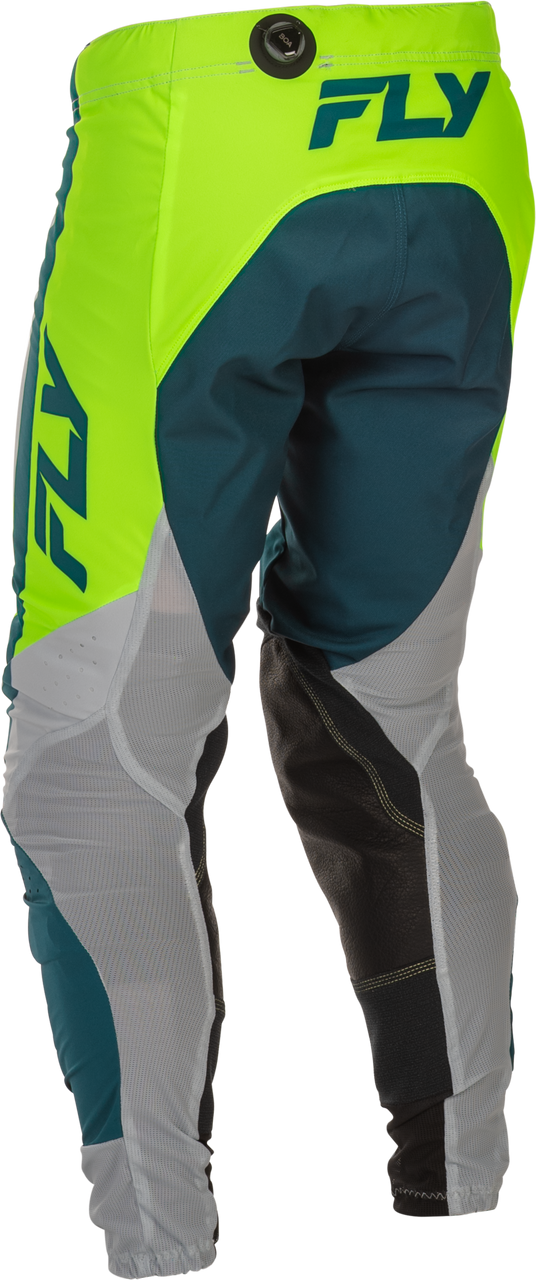 Youth Lite Pants Grey/Lime/Teal Sz 26