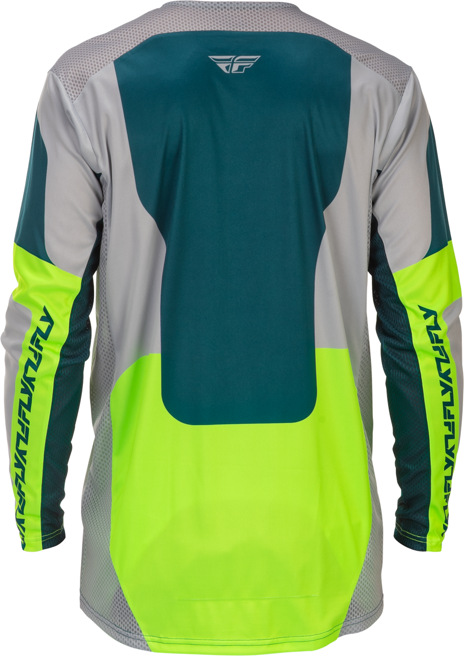 Lite Jersey Grey/Lime/Teal Lg
