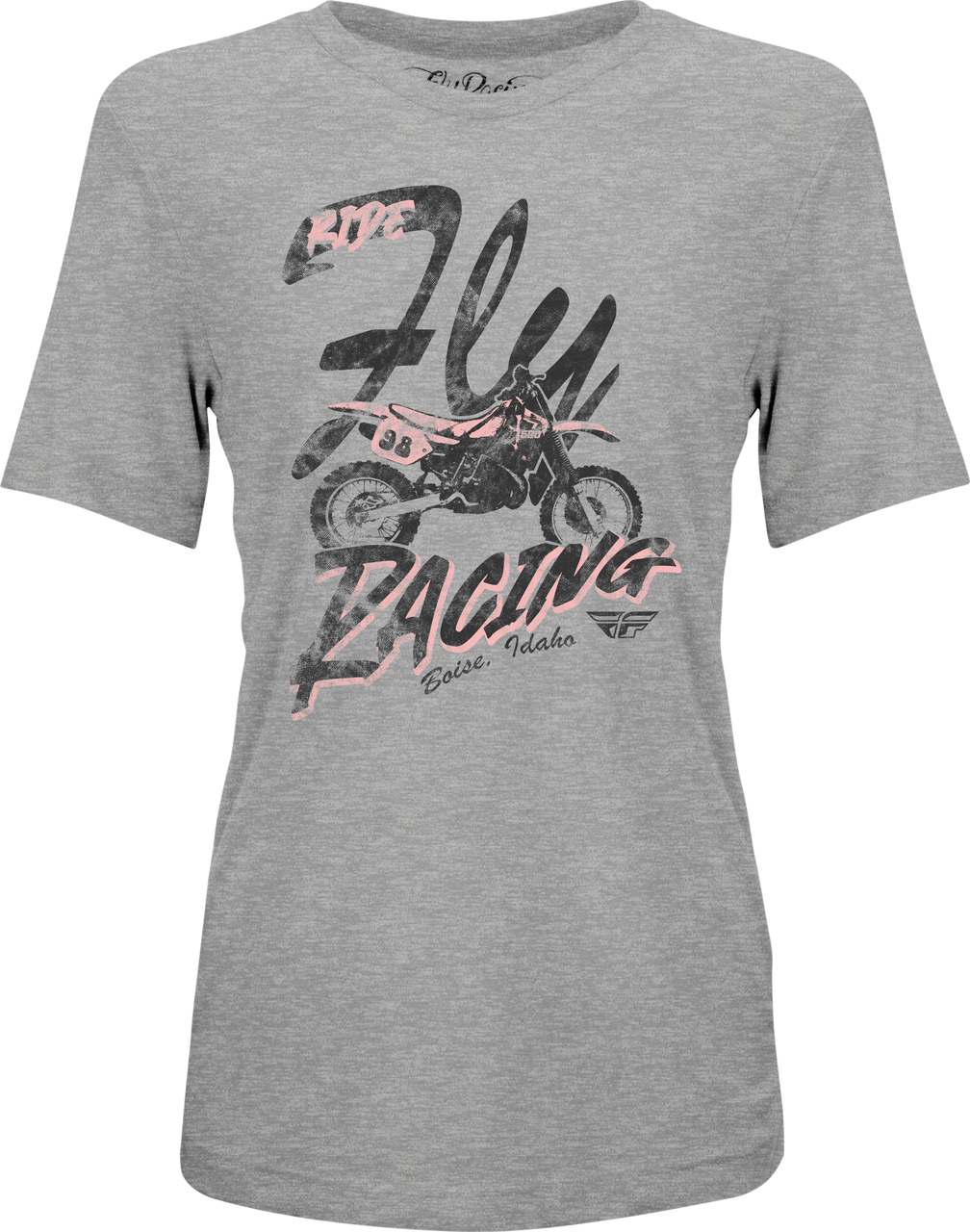 Fly Women's Vintage Tee Grey Sm