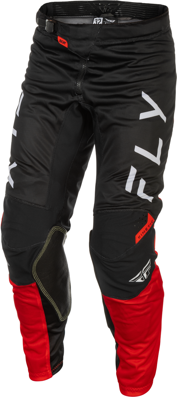 Kinetic Mesh Center Pants Black/White/Red Sz 34