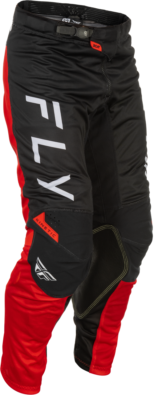 Kinetic Mesh Center Pants Black/White/Red Sz 30