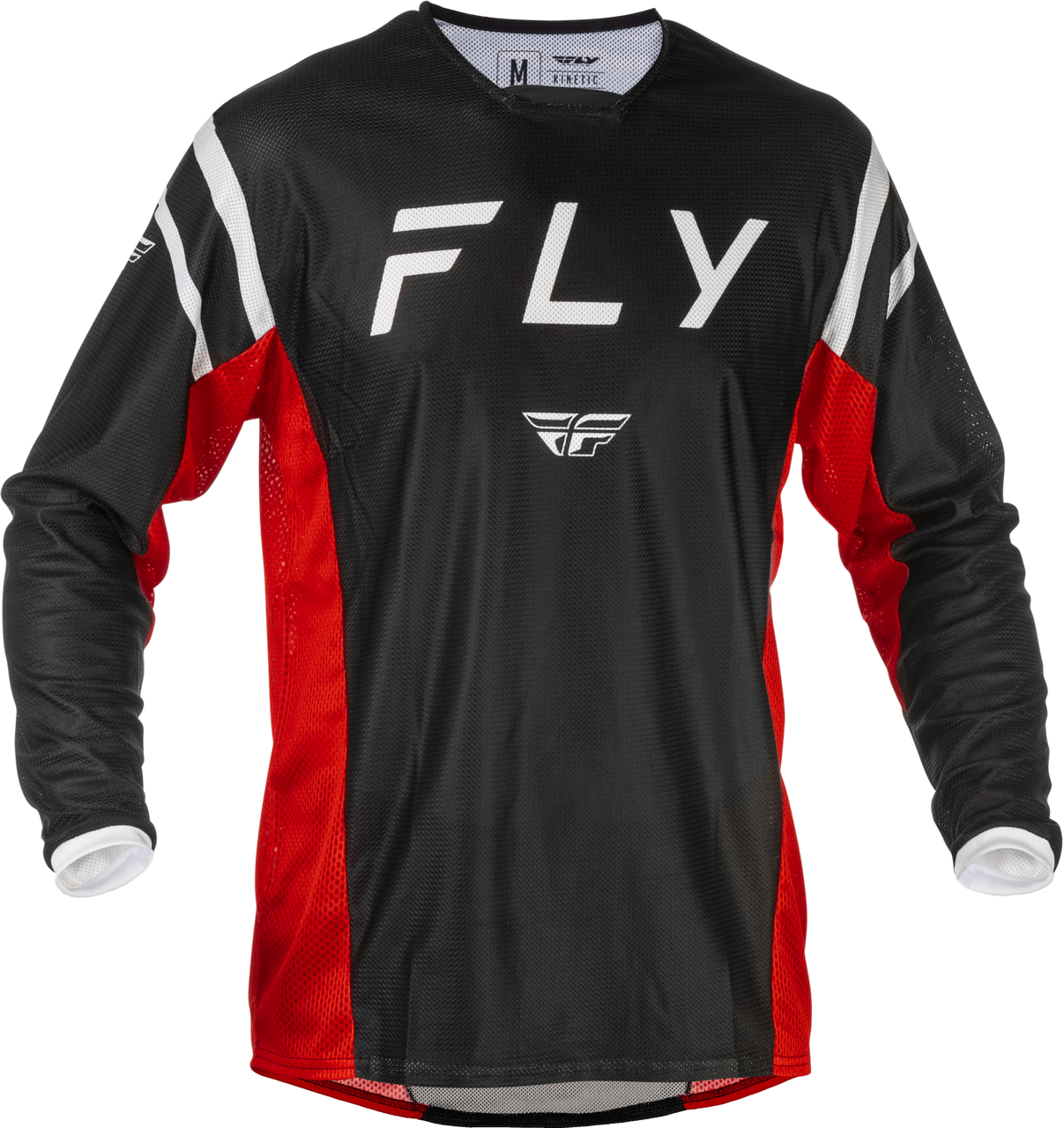 Kinetic Mesh Center Jersey Black/White/Red Md