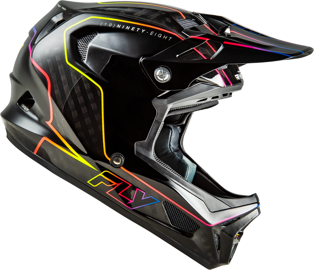 Yth Werx R Flow Carbon Hlmt Black Carbon/Black/Multi Yl