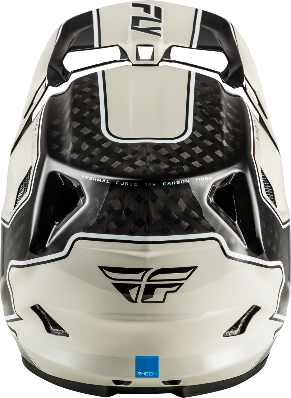 Werx R Flow Carbon Helmet Black Carbon/Grey Lg