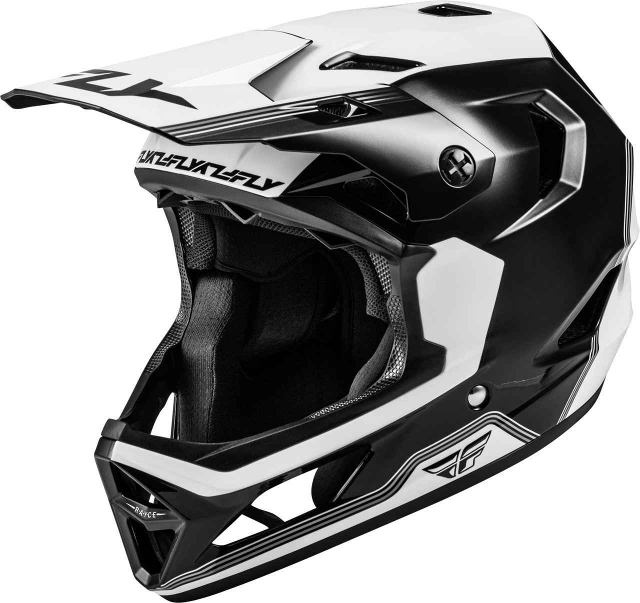 Rayce Repeat Bicycle Helmet Black/White Sm