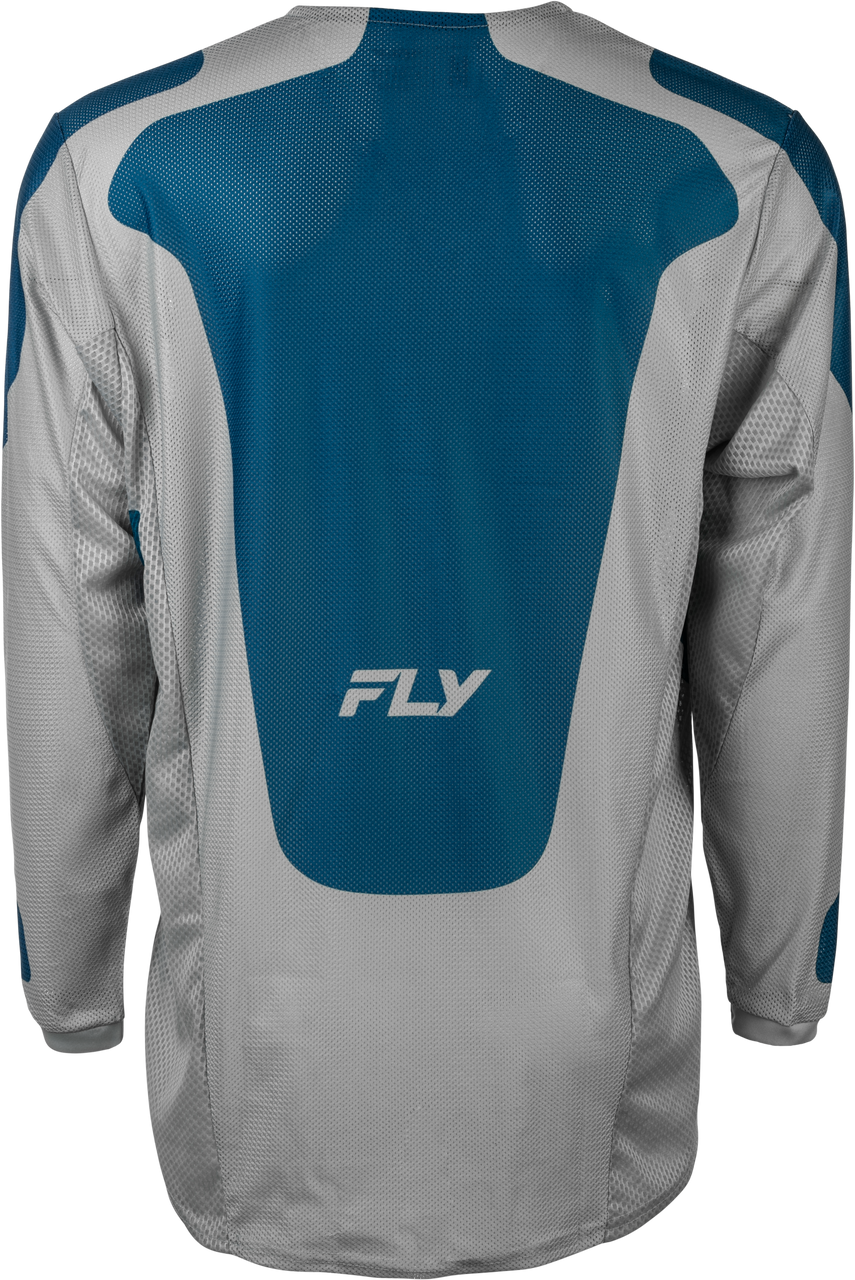 Kinetic Mesh Sym Jersey Grey/Blue Xl