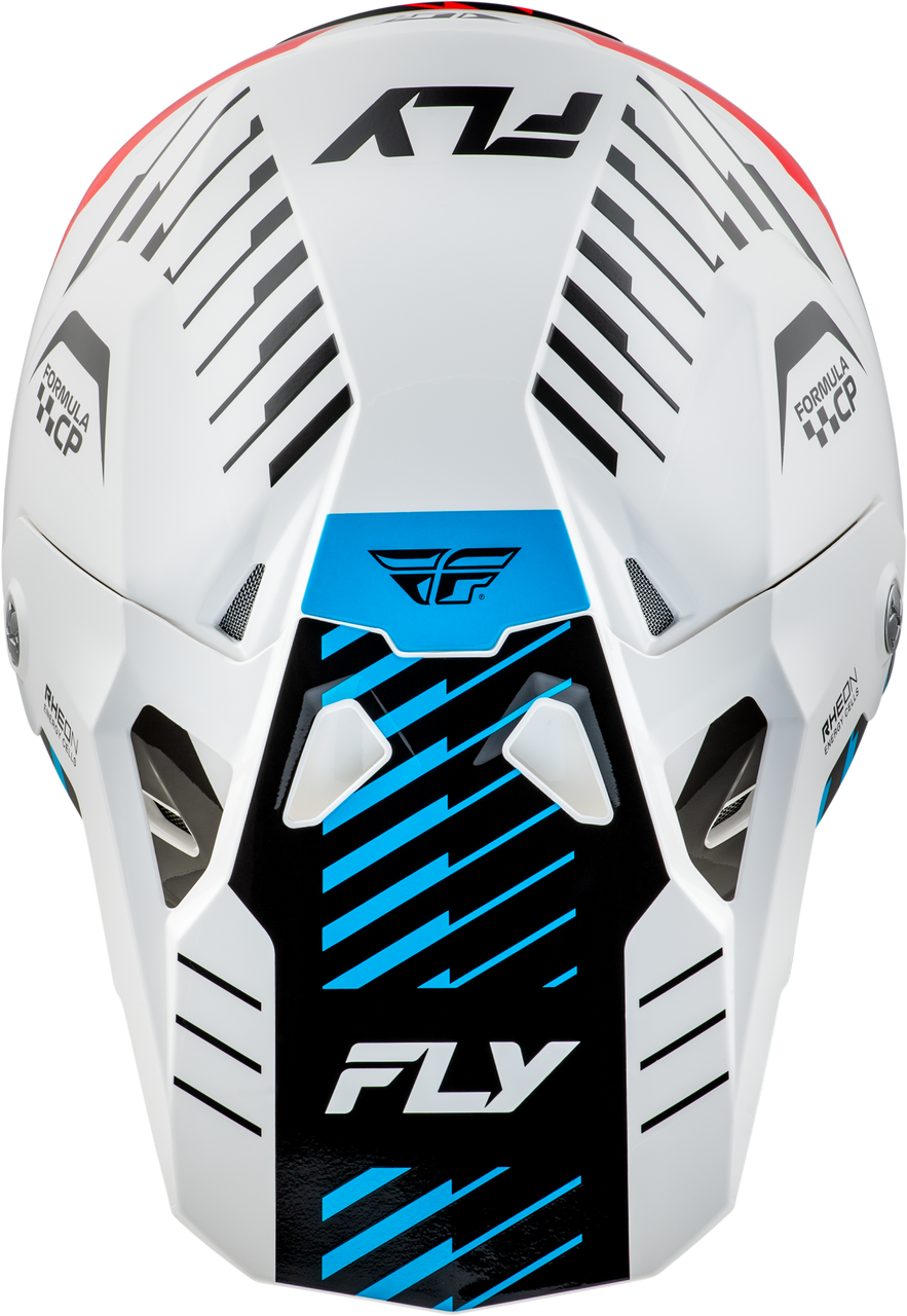 Formula Cp Slice Helmet White/Red/Cyan Lg