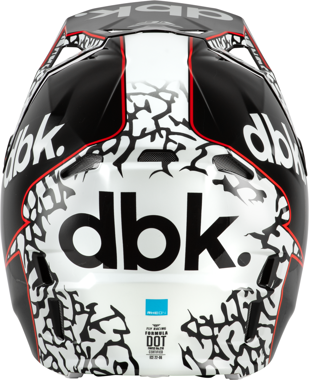 Youth Formula Cp Dbk Helmet Black/White/Red Yl