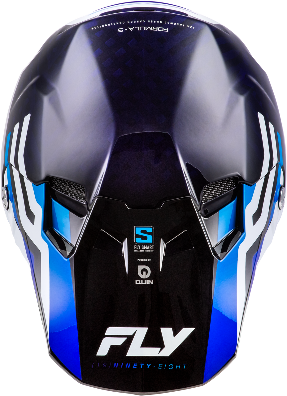 Formula S Carbon Byte Helmet Blue Carbon/Blue/White 2x