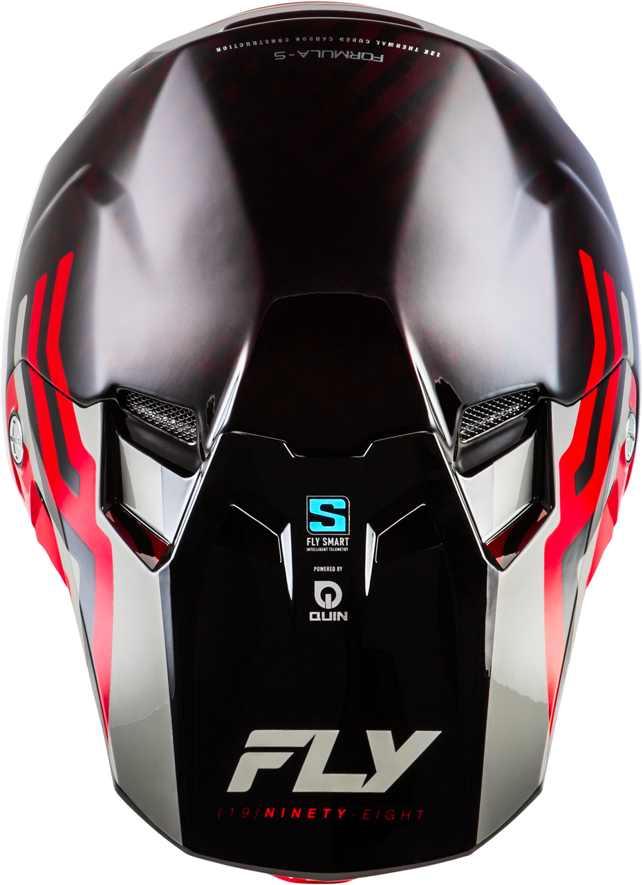 Formula S Carbon Byte Helmet Red Carbon/Red/Grey Sm