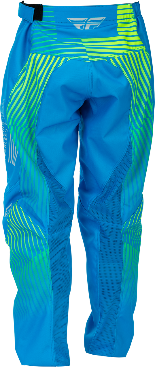 Youth F 16 Pants Blue/Hi Vis Sz 24