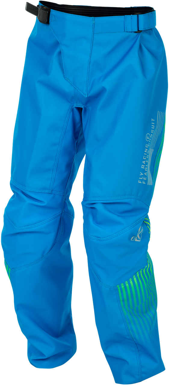 Youth F 16 Pants Blue/Hi Vis Sz 22
