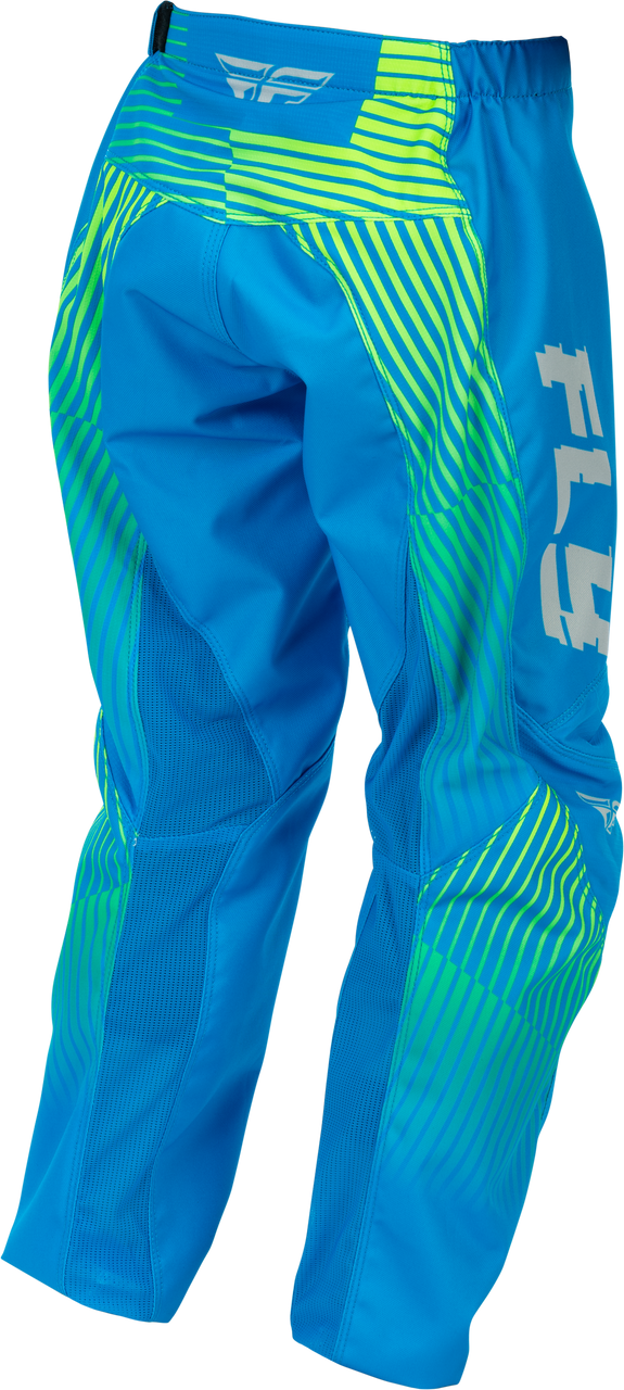 Youth F 16 Pants Blue/Hi Vis Sz 18