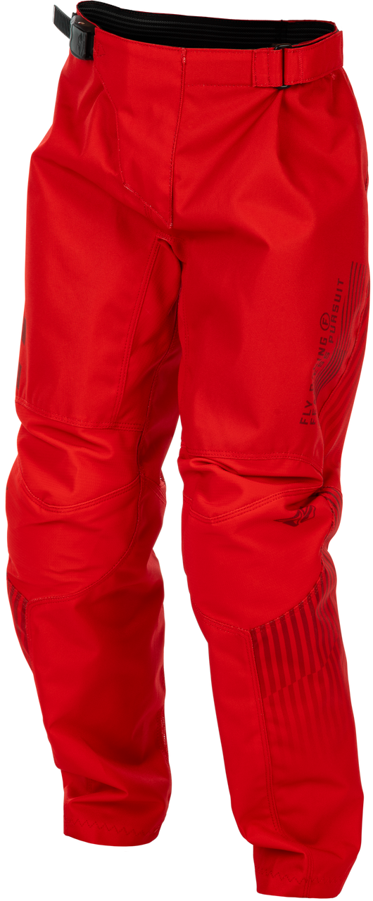 Youth F 16 Pants Red Sz 18
