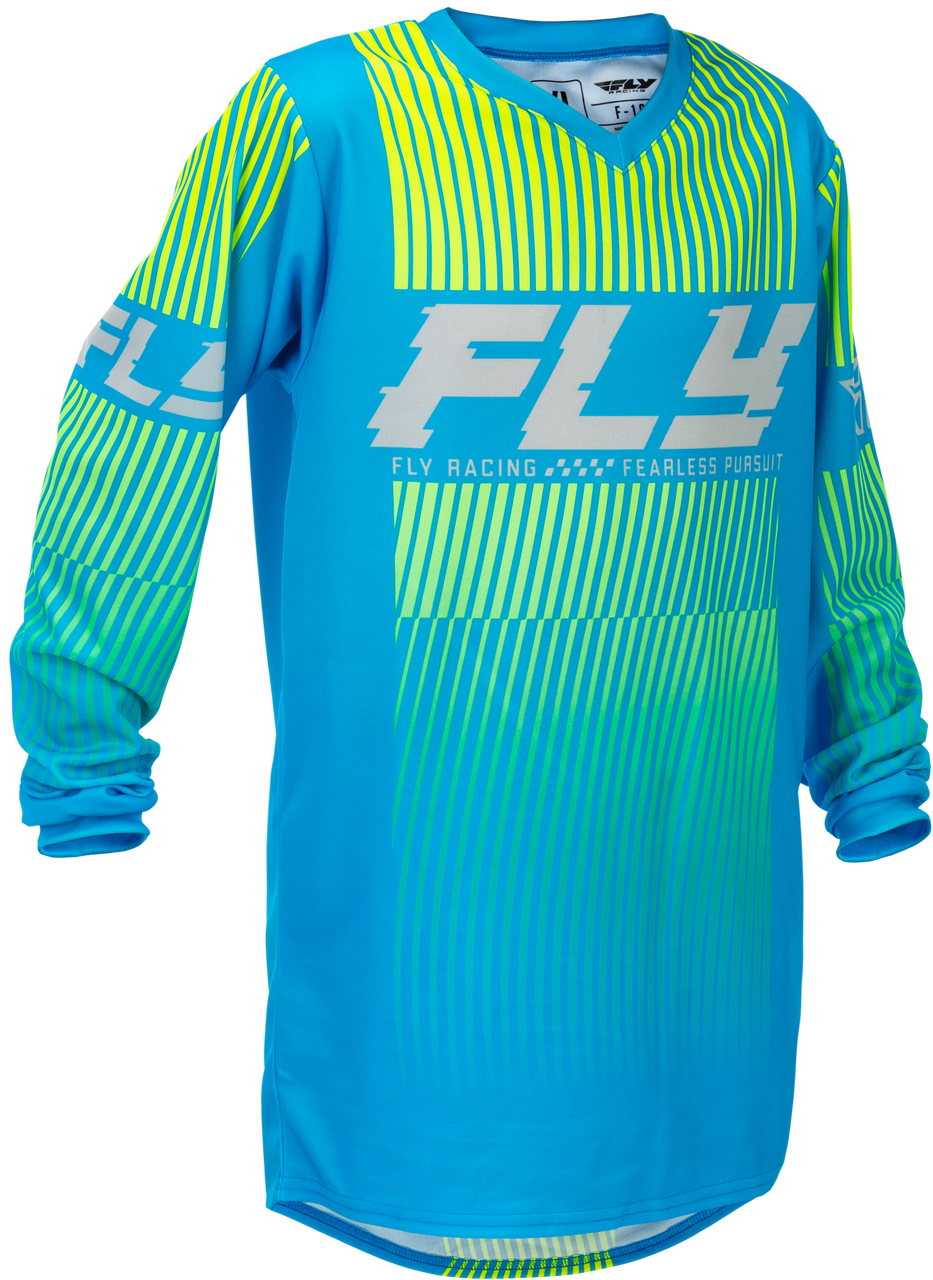 Youth F 16 Jersey Blue/Hi Vis Ym