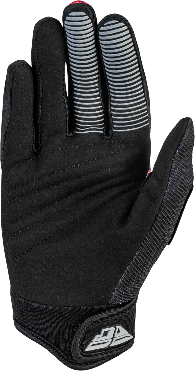 Youth F 16 Gloves Black/Red/Purple Ym