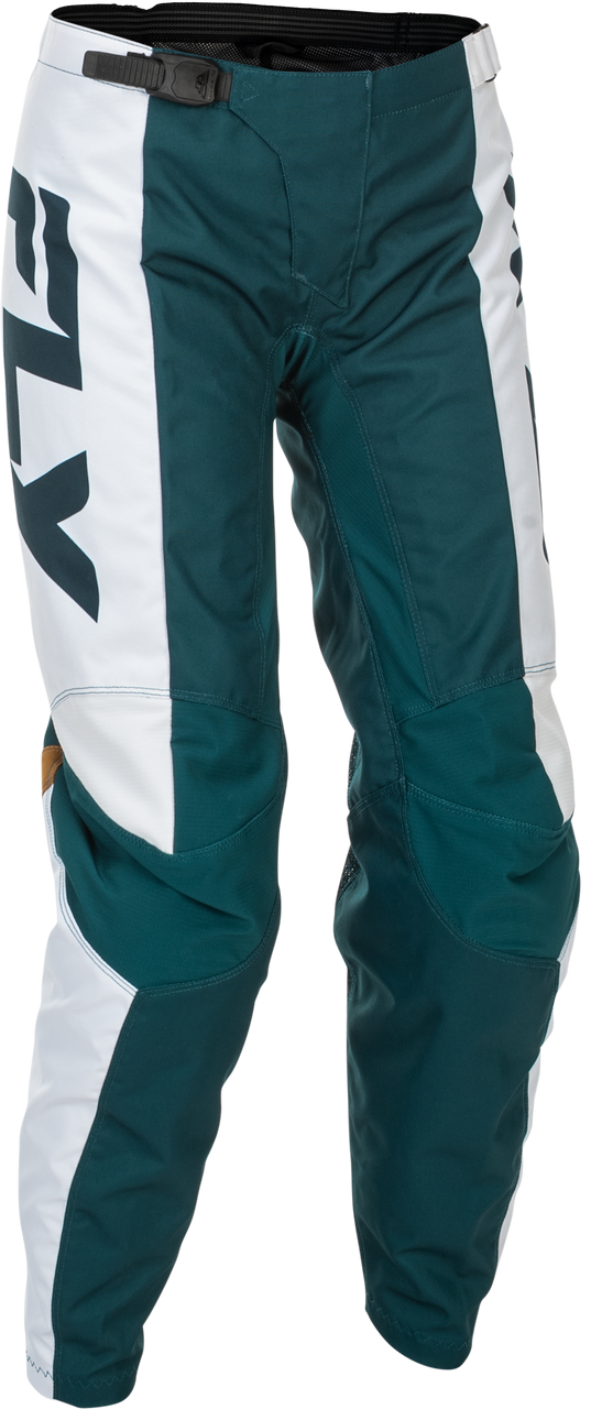 Women's F 16 Pants Teal/White/Gold Sz 15/16