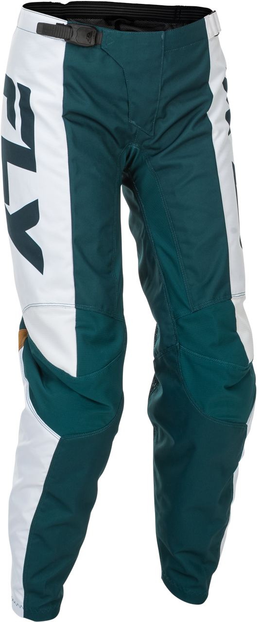 Women's F 16 Pants Teal/White/Gold Sz 09/10