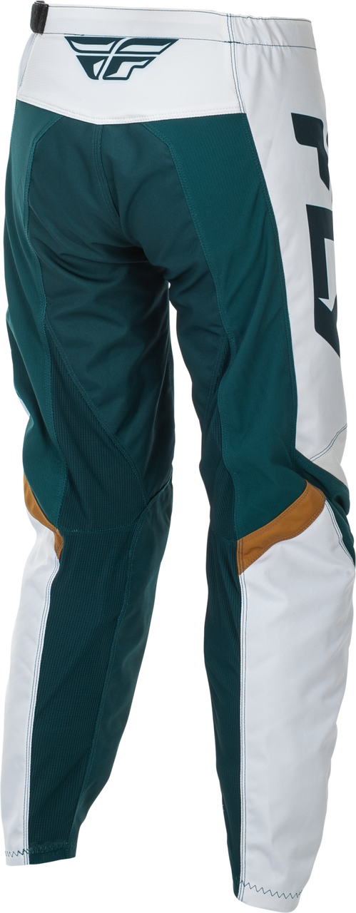 Women's F 16 Pants Teal/White/Gold Sz 09/10