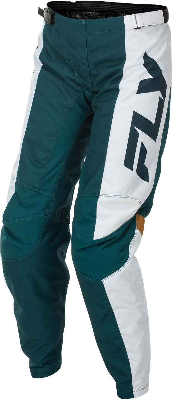 Women's F 16 Pants Teal/White/Gold Sz 09/10