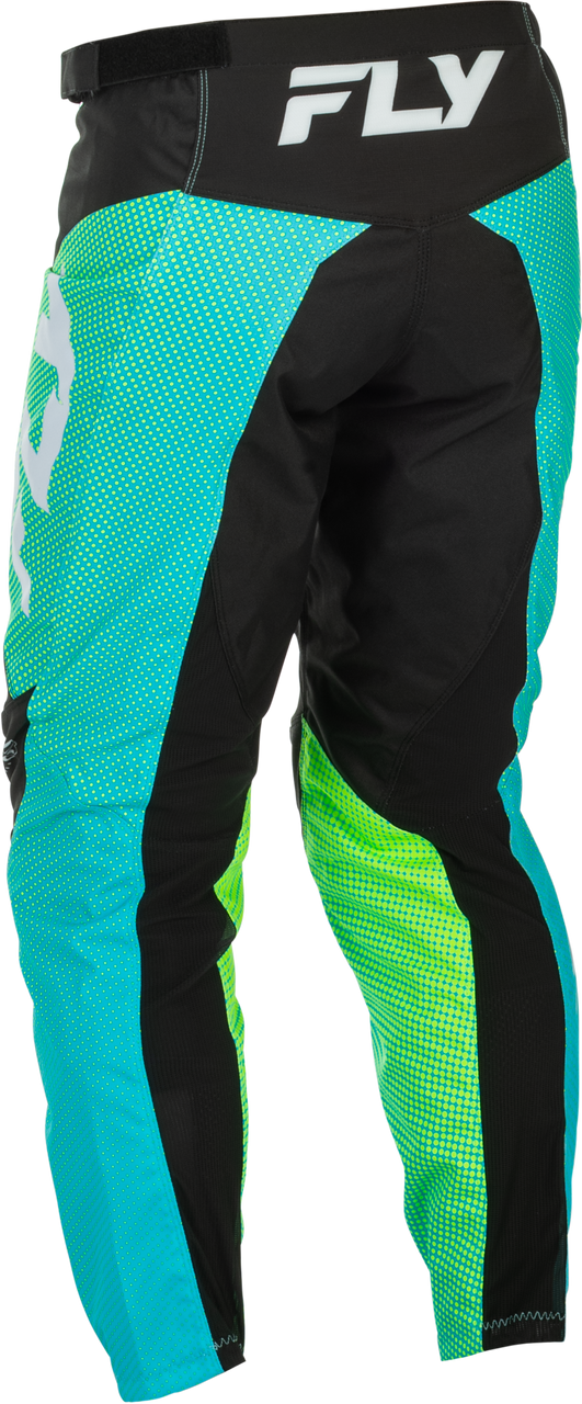 F 16 Pants Aqua/Black/White Sz 42