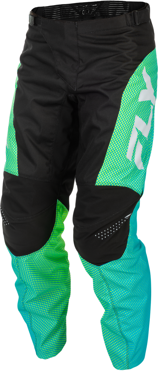 F 16 Pants Aqua/Black/White Sz 40