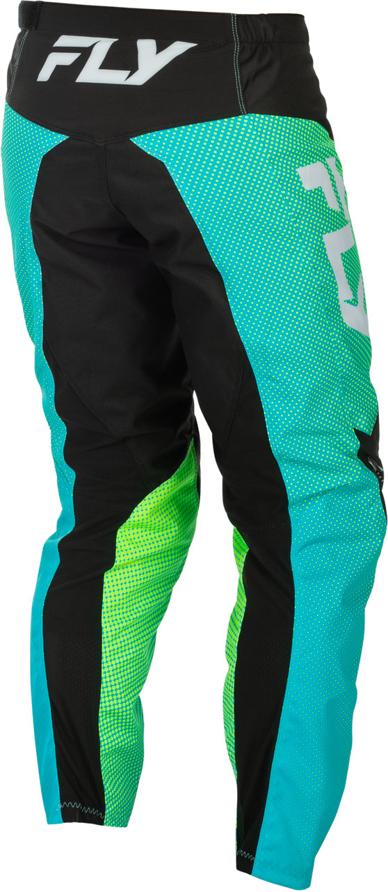F 16 Pants Aqua/Black/White Sz 28