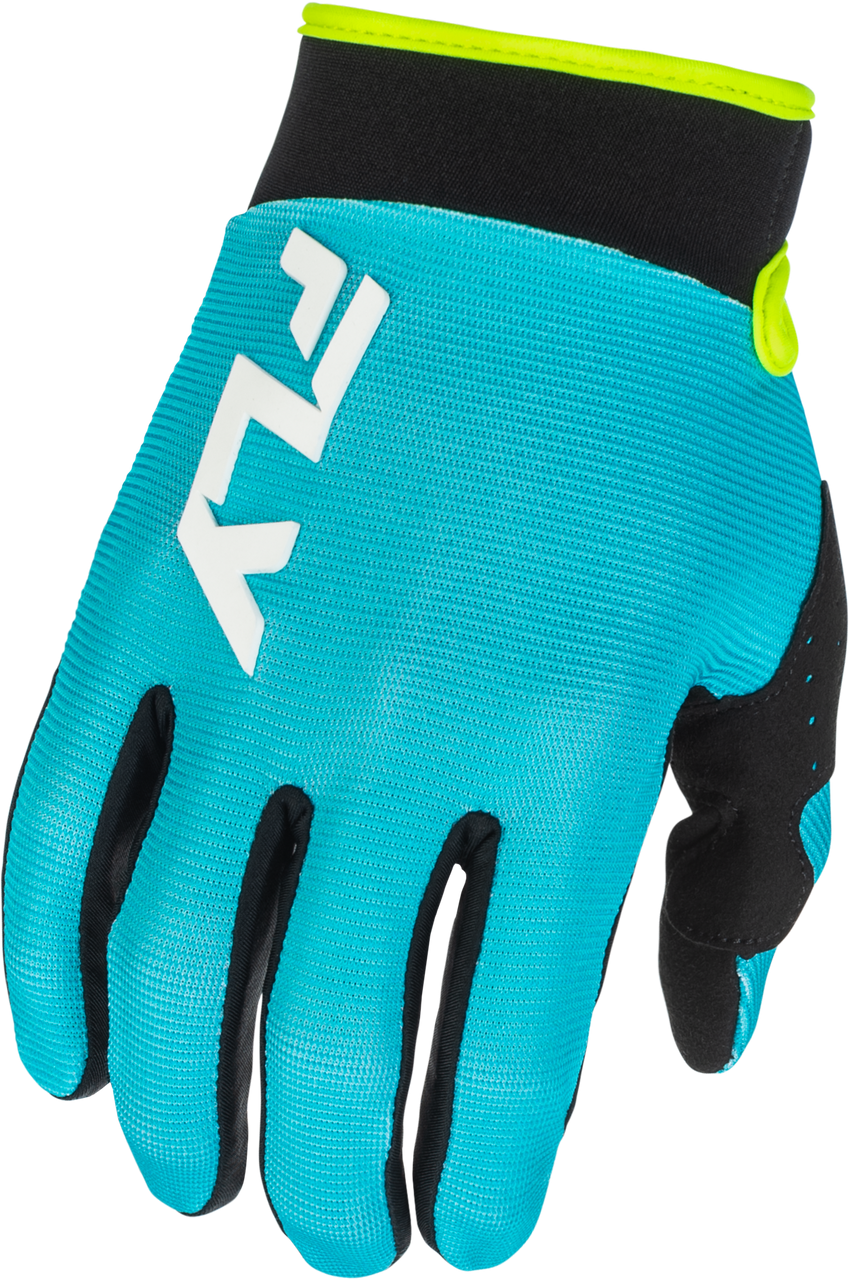 Youth F 16 Gloves Aqua/Black/White Y2xs