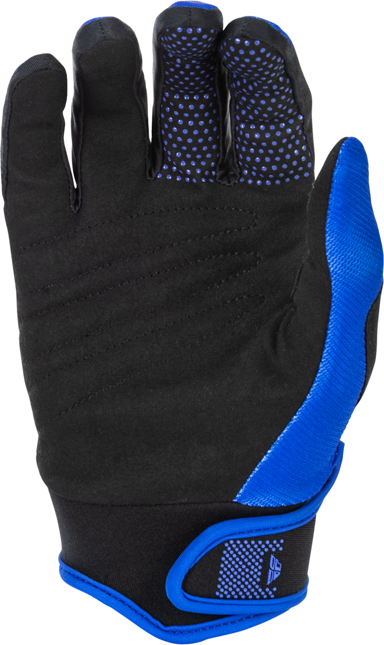 Youth F 16 Gloves Blue/White Yxs