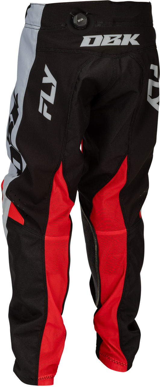 Youth Kinetic Dbk Pants Grey/Black/Red Sz 24