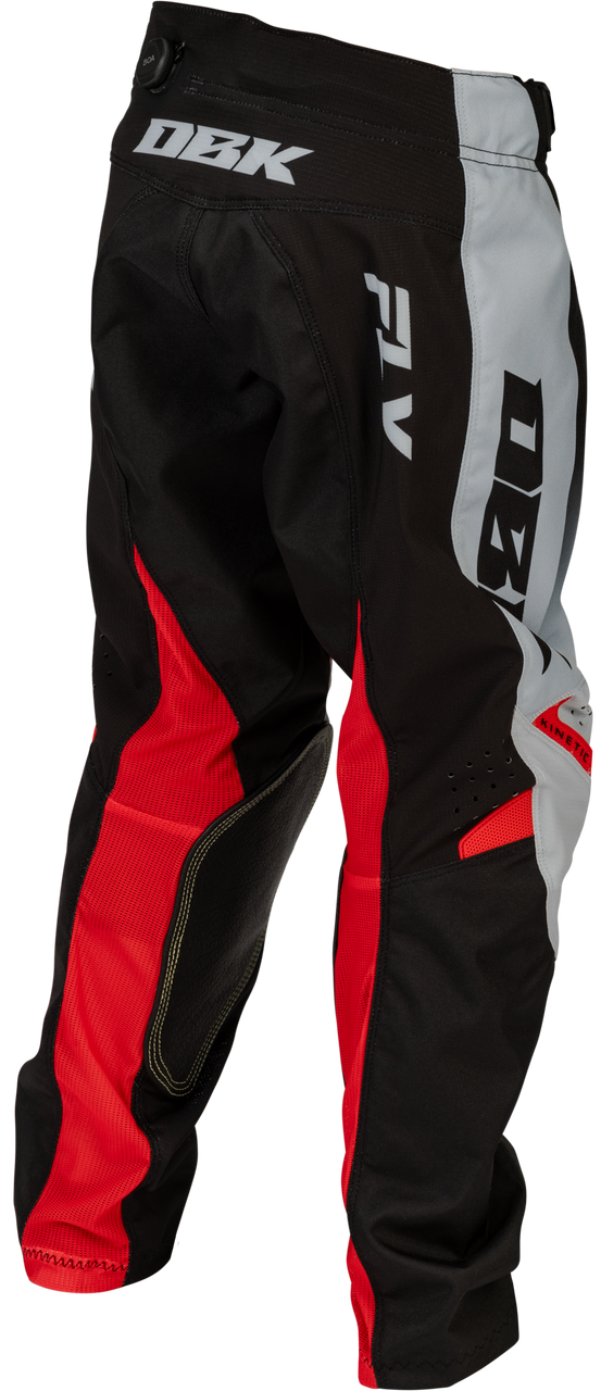 Youth Kinetic Dbk Pants Grey/Black/Red Sz 24