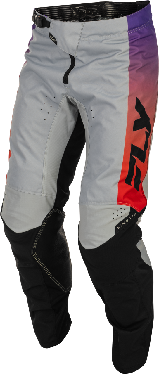 Kinetic Pants Grey/Red/Purple/Black Sz 30