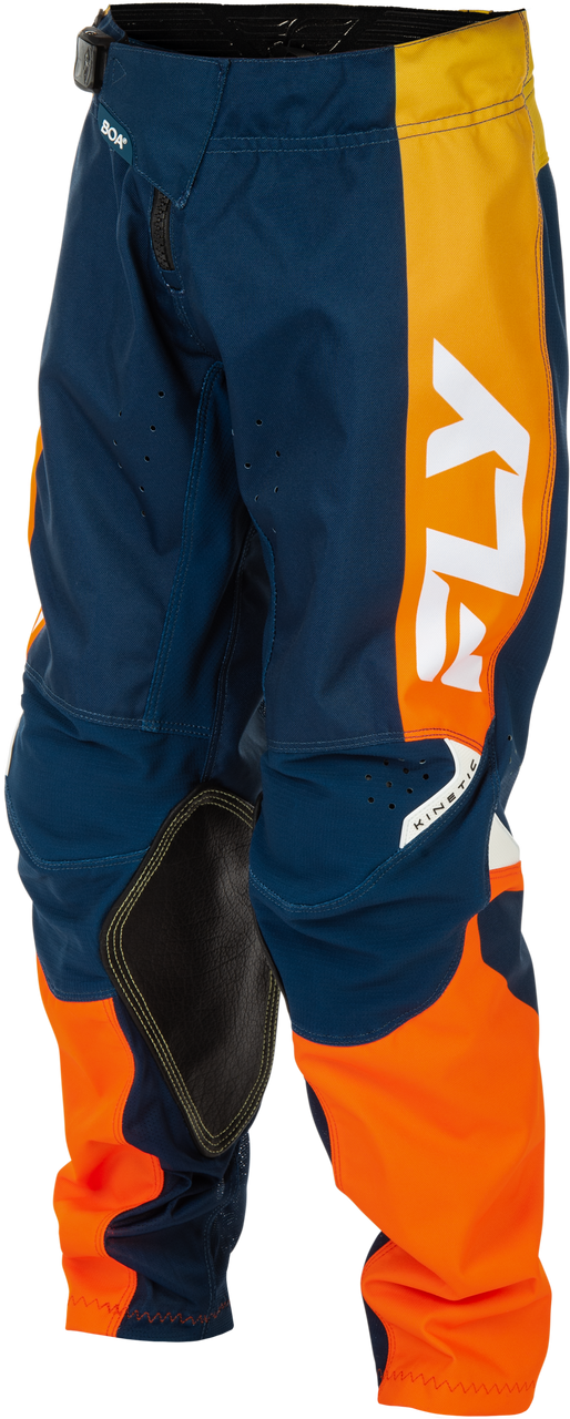 Youth Kinetic Pants Navy/Orange Sz 18